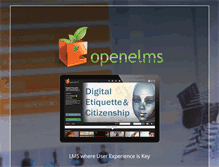 Tablet Screenshot of openelms.com